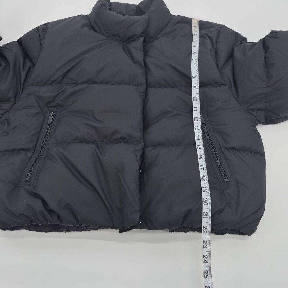 Athleta Summit Cropped Black Puffer Jacket Size XL - Picture 10 of 10